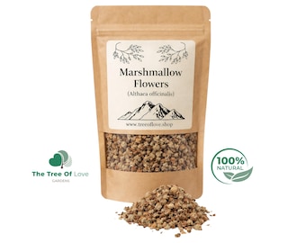 Marshmallow Flowers | Althaea Officinalis | Dried Herbs | Herbal Tea | Herbal Products | Bulk Herb | Herbal Infusion