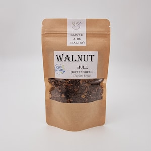 Walnut Hull | Juglans Regia |  natural dye for ink making, natural dyeing