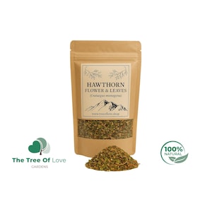 Hawthorn Flower and Leaves/   1 lb 2 lbs 3 lbs 4 lbs   Hawthorn Leaf and Flower / Hawthorn Flowers / Hag Thorn / Haw Thorn | Herbal Remedy
