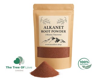 Polvo de raíz de Alkanet / Alkanna tinctoria / Hierbas secas / Té de hierbas / Productos herbales / Hierbas a granel / Infusión de hierbas