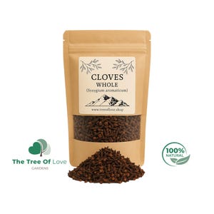 Clou de girofle, baies entières | Clou de girofle - Laung - Clou de girofle | Herbe entière |  Herbes séchées | À base de plantes | Remède à base de plantes