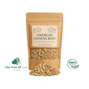 Radice di Eleuterococco / Tè di radice di ginseng siberiano / Eleutherococcus senticosus / Erbe essiccate / Tisana / Prodotti erboristici / Erbe sfuse