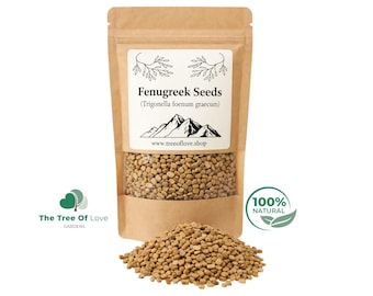 Semillas de fenogreco - Semillas secas para uso herbario y culinario / Enteras (Trigonella foenum graecum)