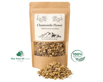 Chamomile Flower Tea | Natural | Dried Herbs | Bulk Herb | Herbal Infusion by The Tree Of Love Gardens