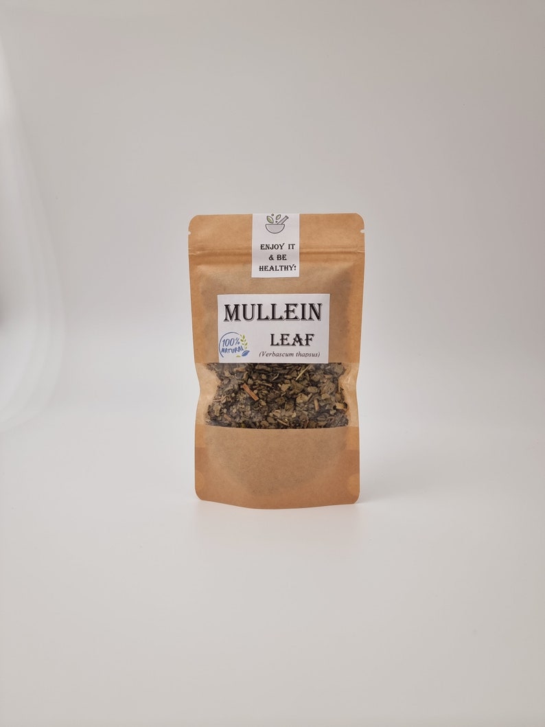 Mullein Leaf Tea Mullein Leaf c/s Verbascum thapsus Dried Wildcrafted Mullein Leaf Mullein leaf Herb image 10