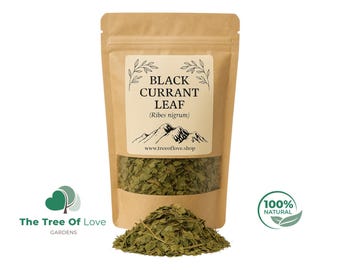 Black Currant Tea | Black Currant Leaf | Ribes nigrum | Dried Herbs | Herbal Tea | Herbal Products | Bulk Herb | Herbal Infusion