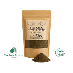 Nettle Seeds for Tea | Eating | Wildcrafted | Urtica dioica | Stinging Nettle Seeds | Herbs | Herbal Infusion by The Tree Of Love Gardens