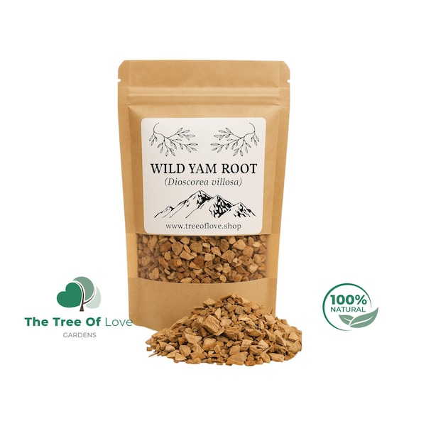 Wild Yam Root | Dioscorea villosa | Dried Herbs | Tea |  Bulk Herb | Herbal Tea by The Tree Of Love Gardens