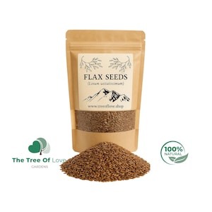 Flax Seed | Linum Usitatissimum | Whole | Brown Linseeds | Lin Seeds | Dried Herbs | Herbal Tea | Herbal Products | Bulk Herb