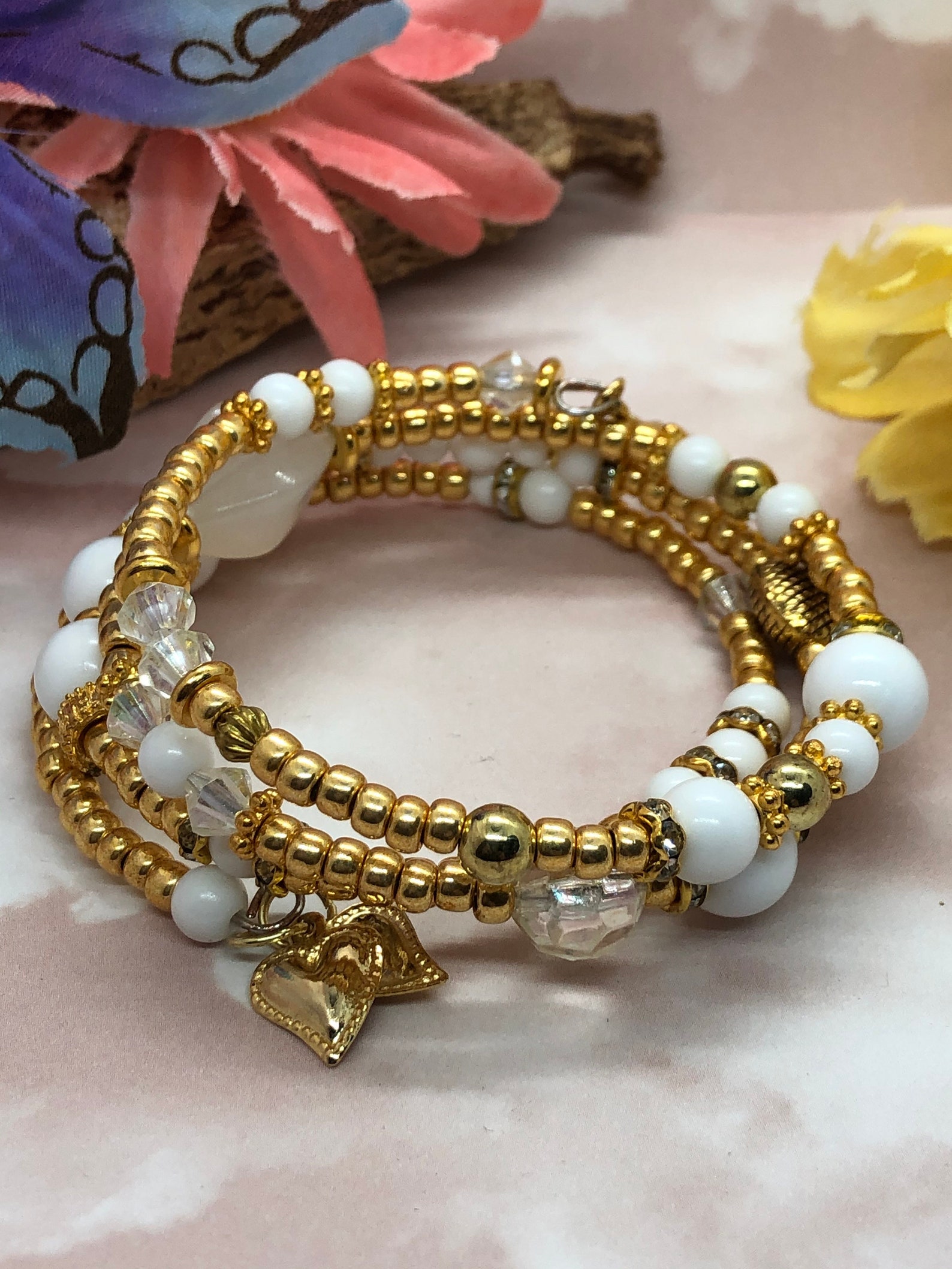 Gypsy Gold Layered Boho Bracelet Etsy