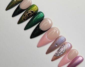 Wicked Press On Nail Set