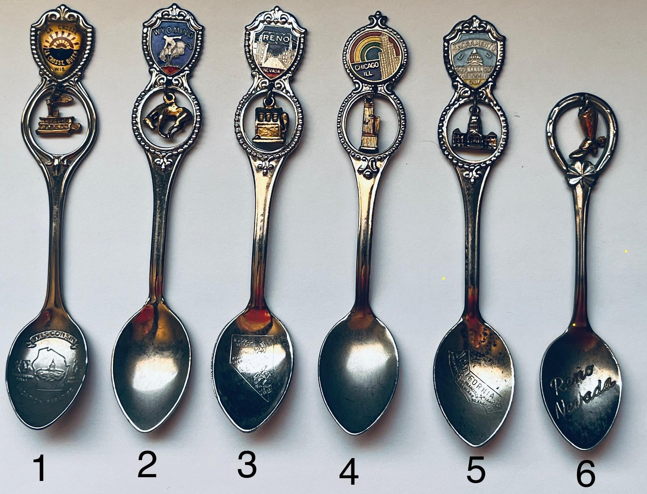 souvenir spoons ヴィンテージ　スプーン 57本 souvenir spoons ヴィンテージ スプーン 57本
