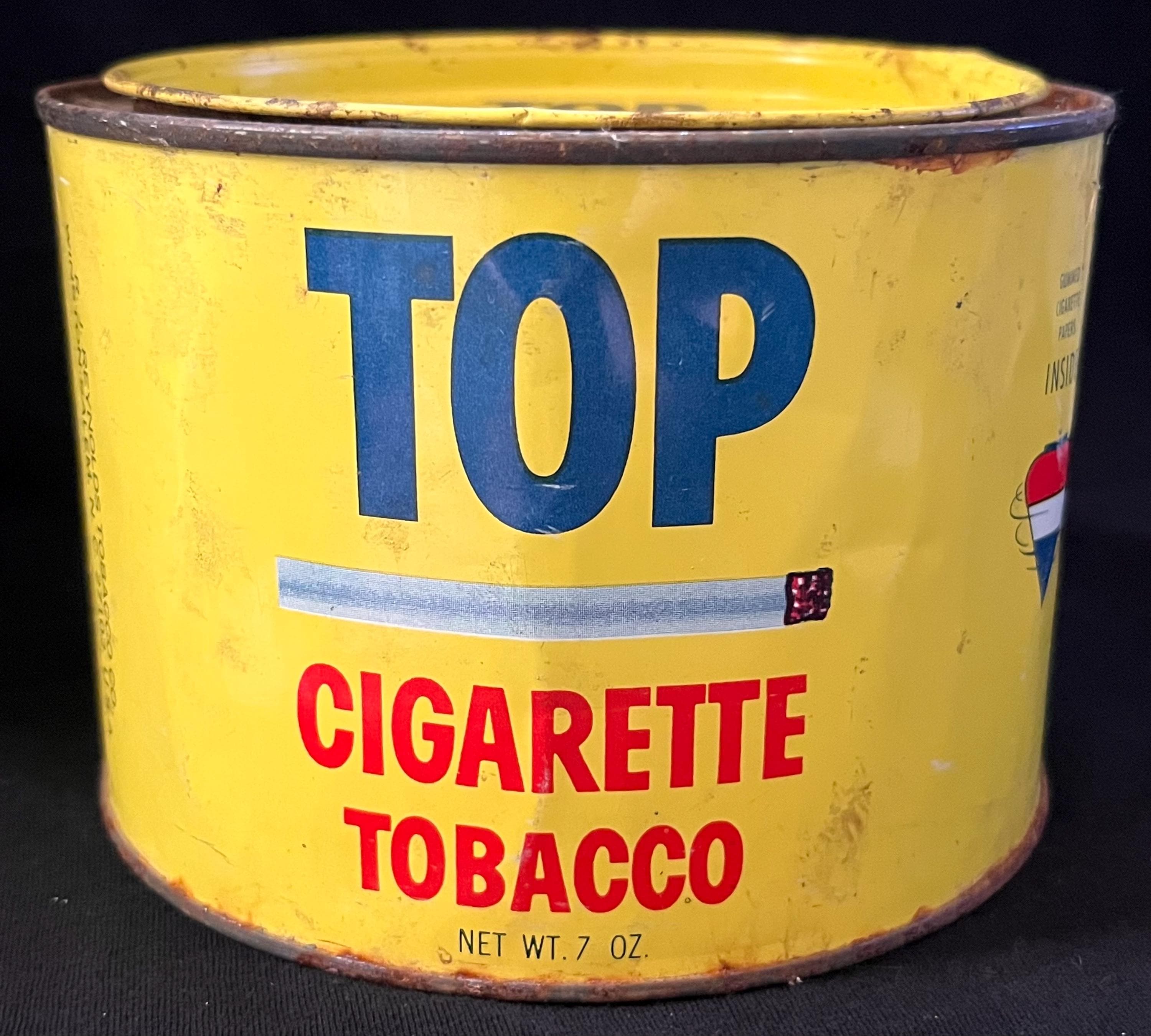 Vintage Top Tobacco Tin