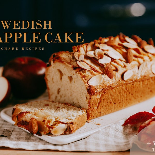 Swedish Apple Cake PDF Recipe | Apple cake recipe PDF | Cooking tutorial | How to bake | Orchard Recipes