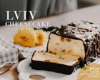 Lviv Cheesecake PDF Recipe | Cheesecake recipe PDF | Cooking tutorial | How to bake