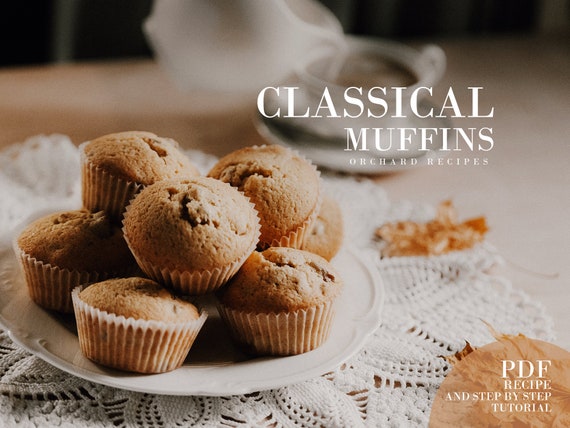 Muffins PDF Recipe | Dessert recipe PDF | Cooking tutorial | How to bake | Orchard recipes