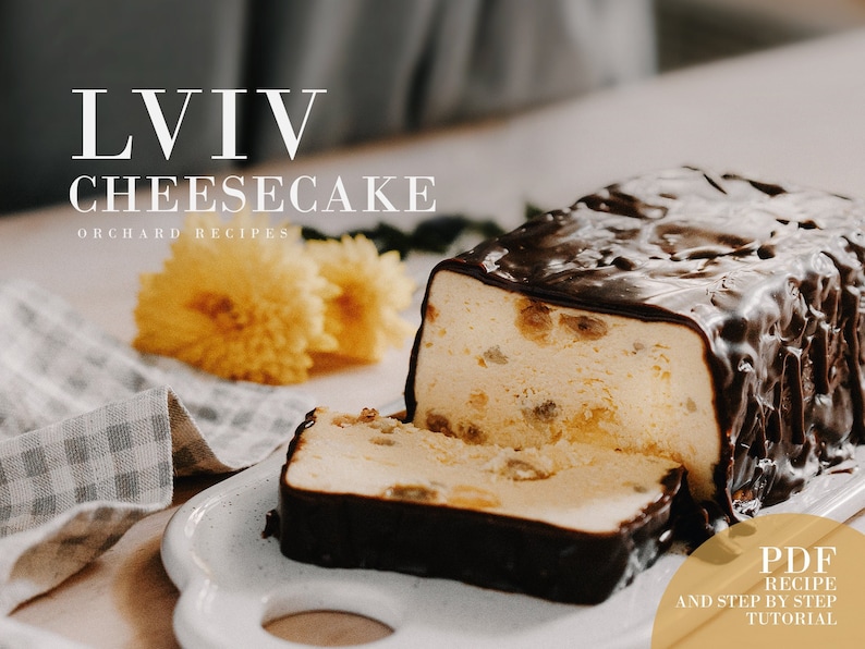 Lviv Cheesecake PDF Recipe Cheesecake Recipe PDF Cooking Etsy