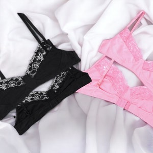 Chest bra for men. Taining bra. Sissy men lingerie set. Perfect fit.