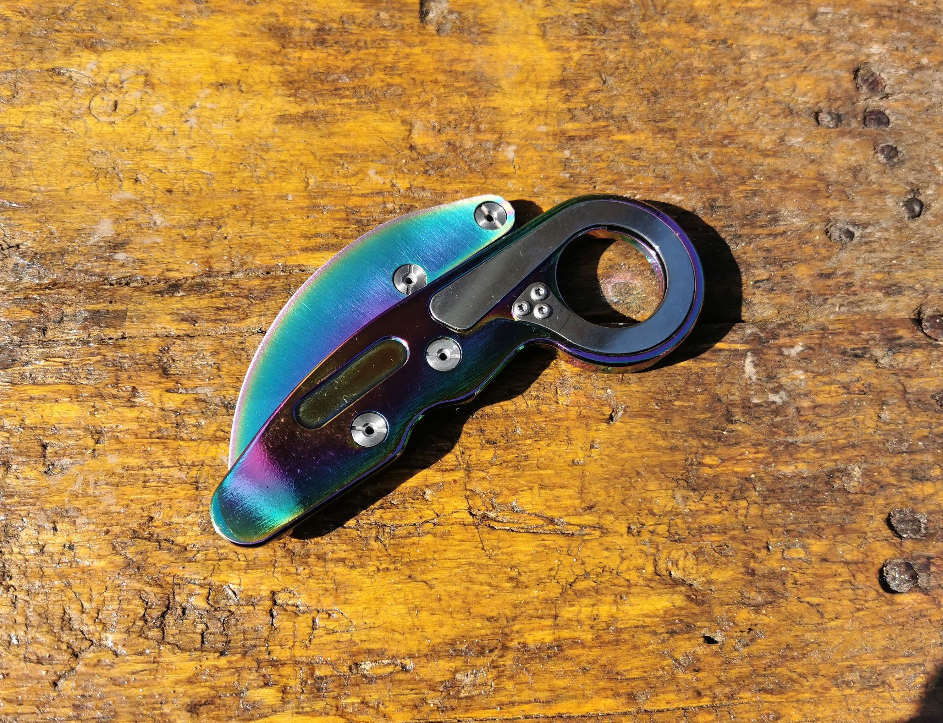 Kinematic Morphing Karambit Knife Folding Knife Black Color Etsy