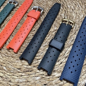 Rubber Strap for Cartier Pasha 20mm 22mm – Watch Band Rreplacement