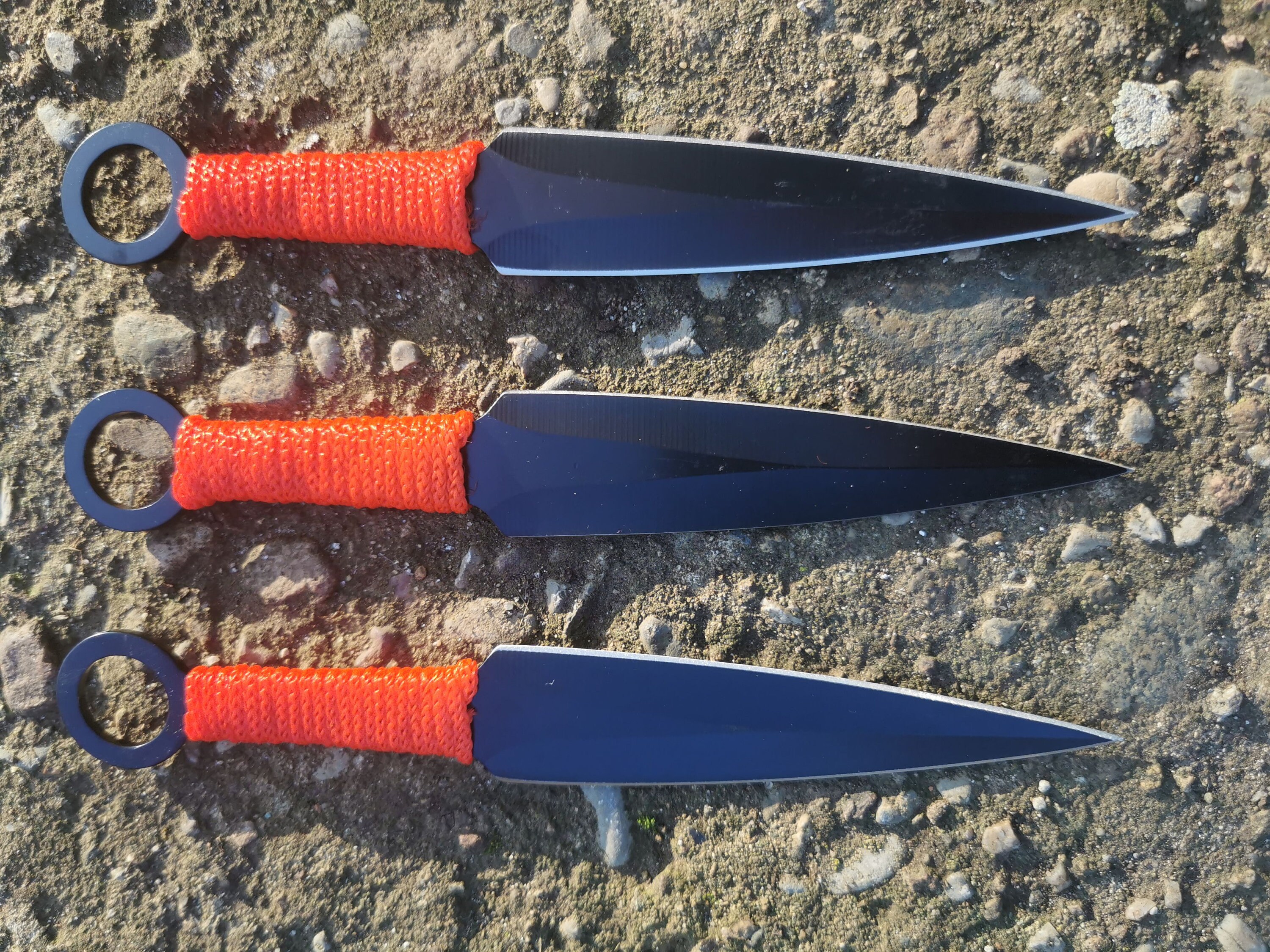 Throwing Knife Set of 3 Pieces Ninja Set Ninja Knife Neck Etsy