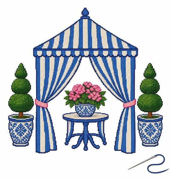 Blue Garden Gazebo