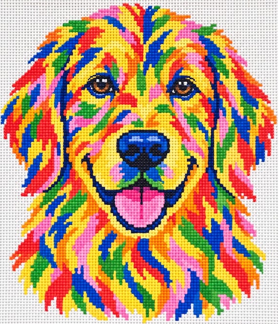 Pastel Golden retriever