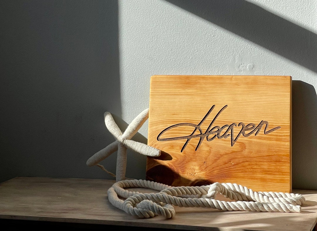 Heaven Wood Decor, Beach Wood Decor, Reclaimed Barnwood Art Etsy