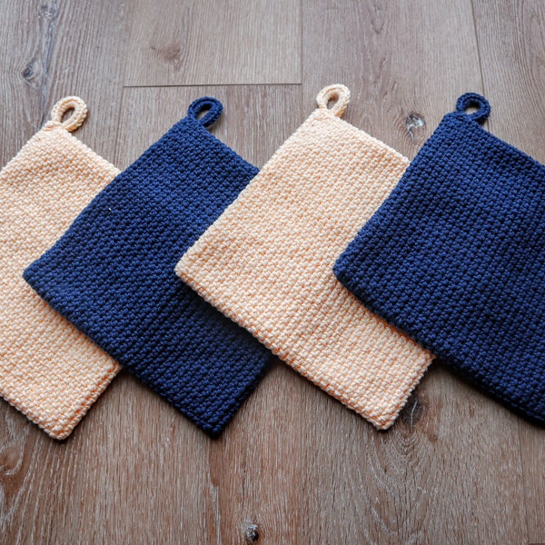 Extra Thick Crochet Potholder Pattern, Crochet Potholder Pattern, Crochet Trivet Pattern, Crochet Ovenmitt Pattern
