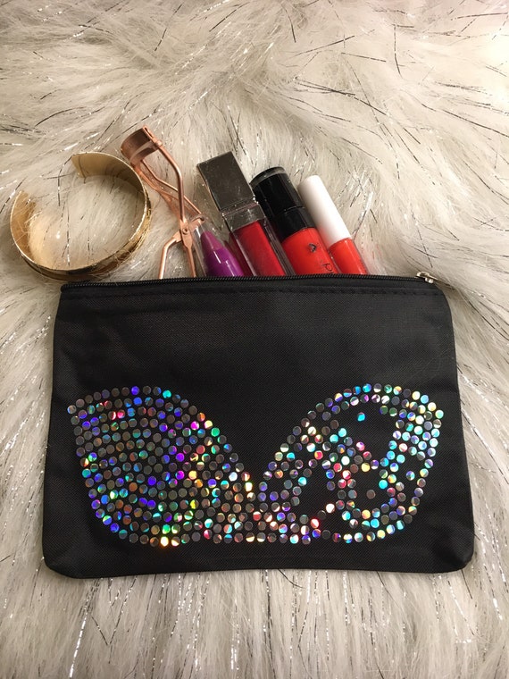 Selena Inspired Small Makeup Bag Bustier Make up Bag Etsy