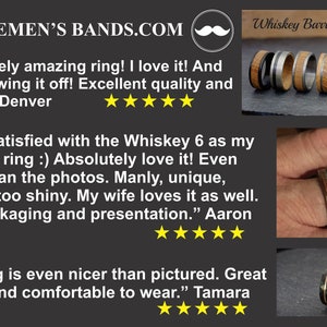 Men's Gold Wedding Ring, Brushed Wedding Ring, Mens Polished Edge Wedding Band, Mens Engagement Ring, Mens Anniversary Ring, Gold Ring image 6