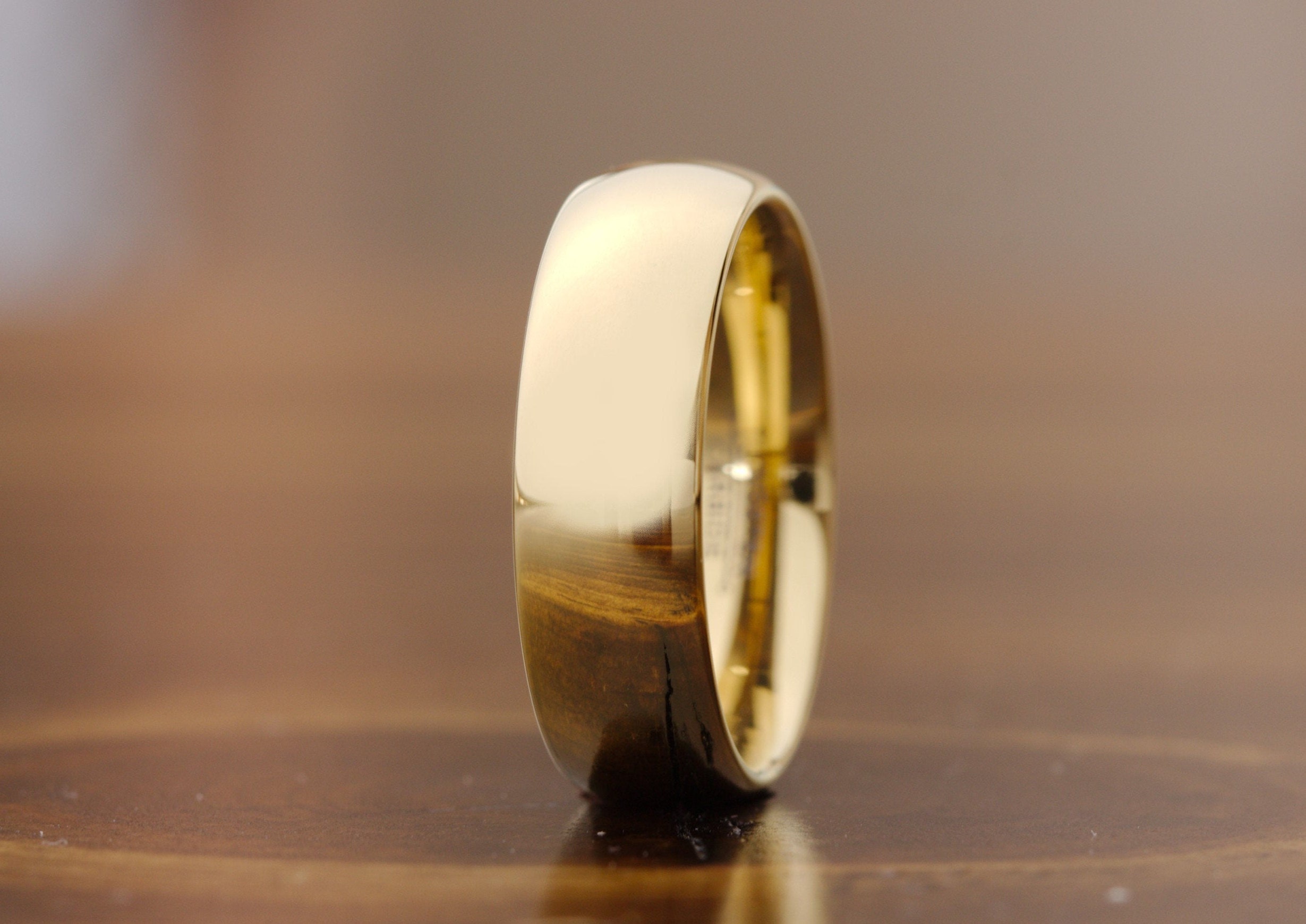 Mens Gold Wedding Ring, Men's Gold Tungsten Wedding Band, Men's Tungsten Ring, Men's Rose Gold Ring, Men's Gold Ring, Mens Wedding Band