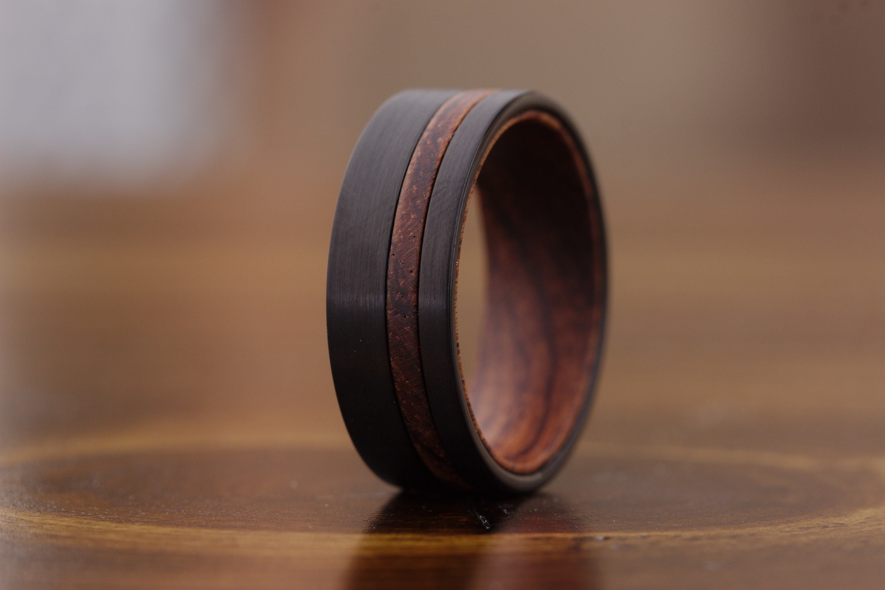 Louis Vuitton Sterling Silver Wooden Inlay Men's Ring Size 10 - Yoogi's  Closet