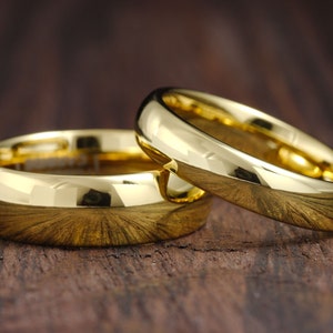 Gouden herentrouwring, gouden wolfraamtrouwring heren, wolfraamring heren, roségouden ring heren, gouden ring heren, herentrouwring