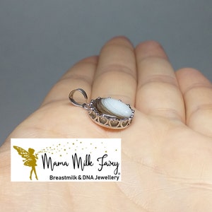 DIY Breastmilk and DNA Jewelry Kit - Heart Crown Pendant