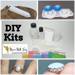 Breast milk Preservation Kit Breastmilk Jewelry Ring DIY Kit Breastmilk Jewelry DIY Keepsake Ring DIY image 5