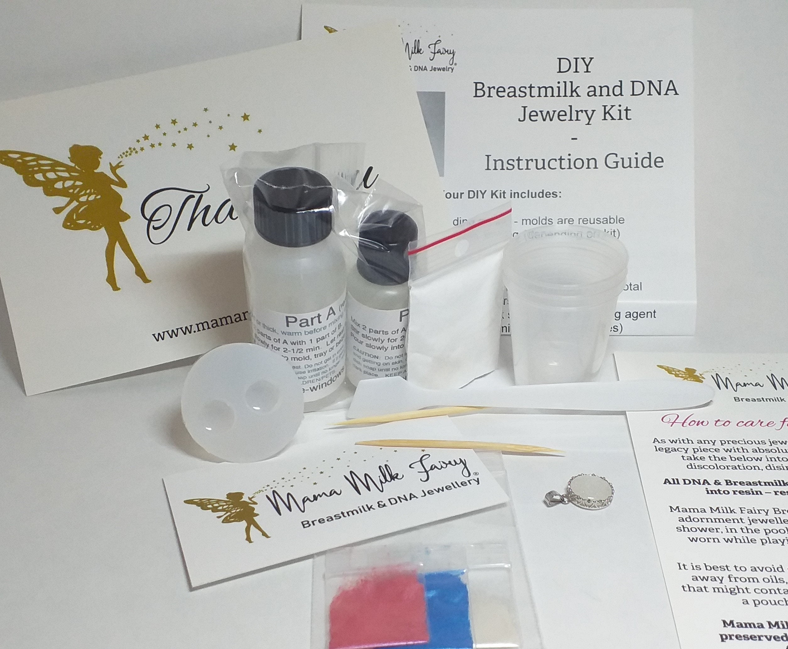 DNA Bubble, Breastmilk jewelry