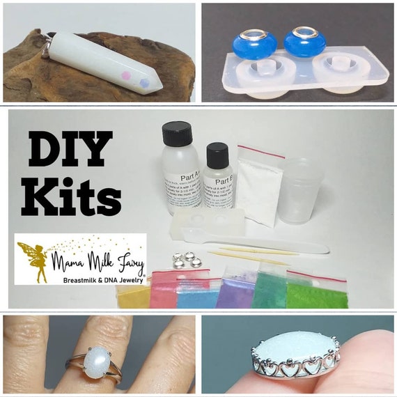 DIY Breastmilk Jewelry Kit Crystal Pendant 