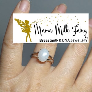 Breast milk Preservation Kit Breastmilk Jewelry Ring DIY Kit Breastmilk Jewelry DIY Keepsake Ring DIY image 1