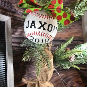 Real Baseball Ornament image 3