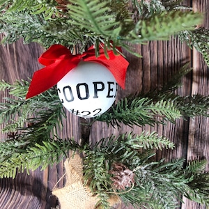 Real Lacrosse Ball Ornament