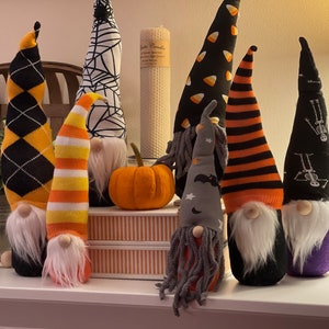 Handmade Halloween Gnomes: Spooky Home Decor image 1