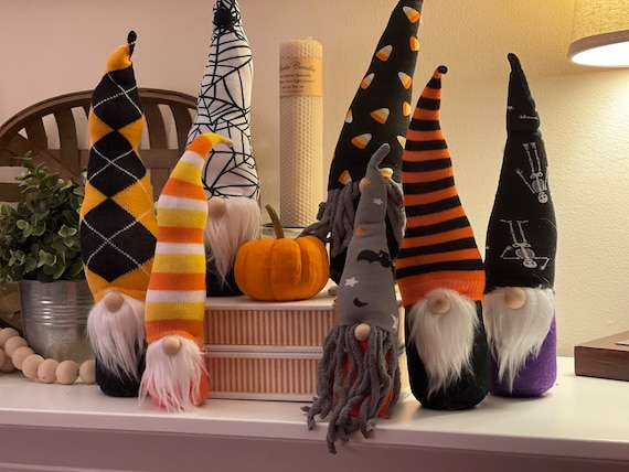 Handmade Halloween Gnomes: Spooky Home Decor