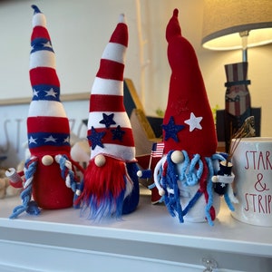 4th of July Patriotic Gnomes