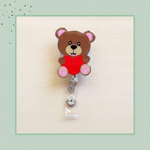 Teddy Bear Badge Reel