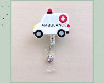 Ambulance EMT Paramedic Emergency Department Badge Reel