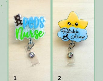 Pediatric Nurse Badge Reel