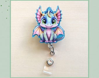 Rainbow Dragon Badge Reel