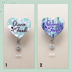 Dinna Fash Outlander Floral Heart Badge Reel