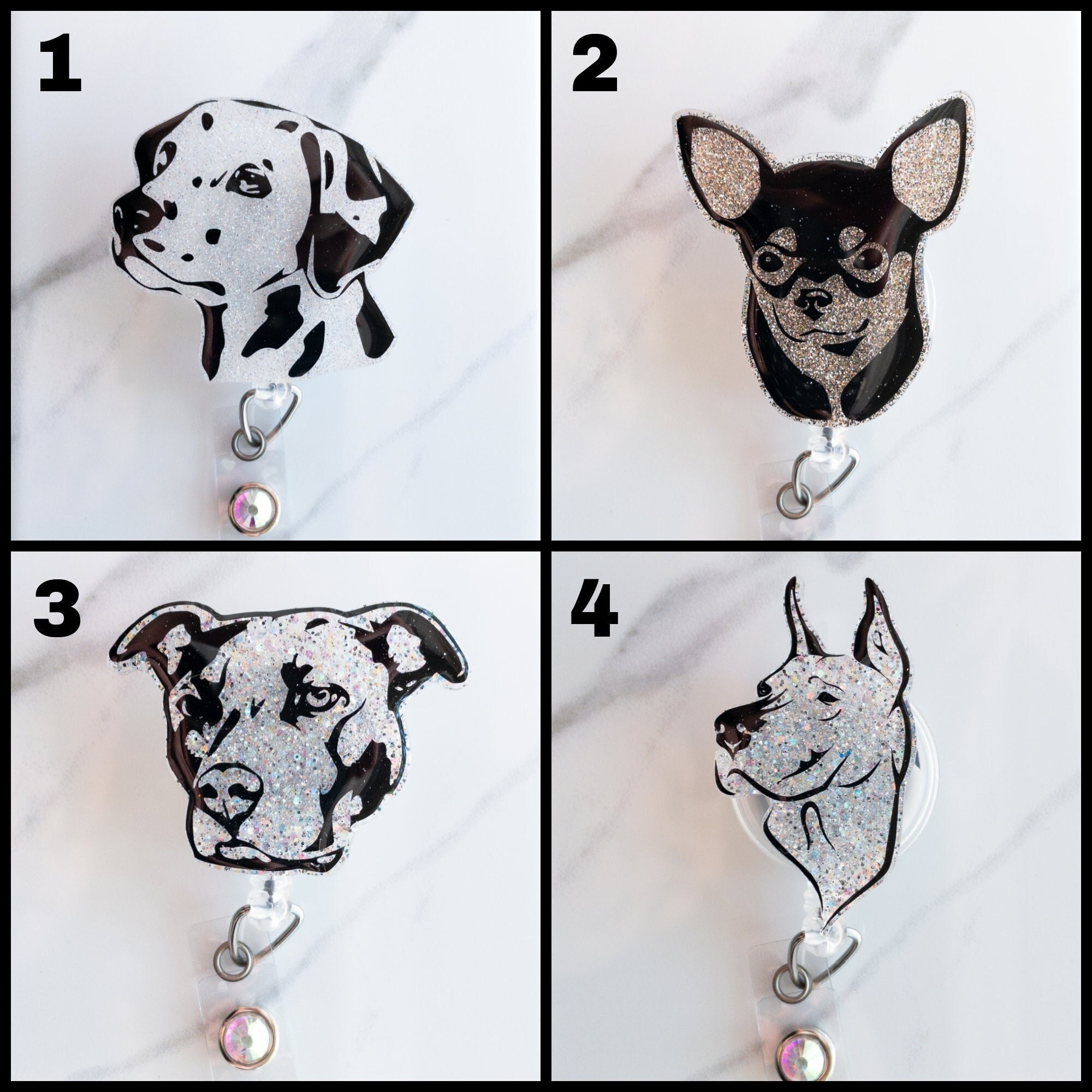 Great Dane Badge Reel, Dog Badge Reel, Puppy Badge Reel, Animal